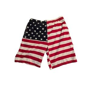 Old Navy American Flag Board Shorts Mens 16 Red White Blue Stars‎ Stripes Trunks
